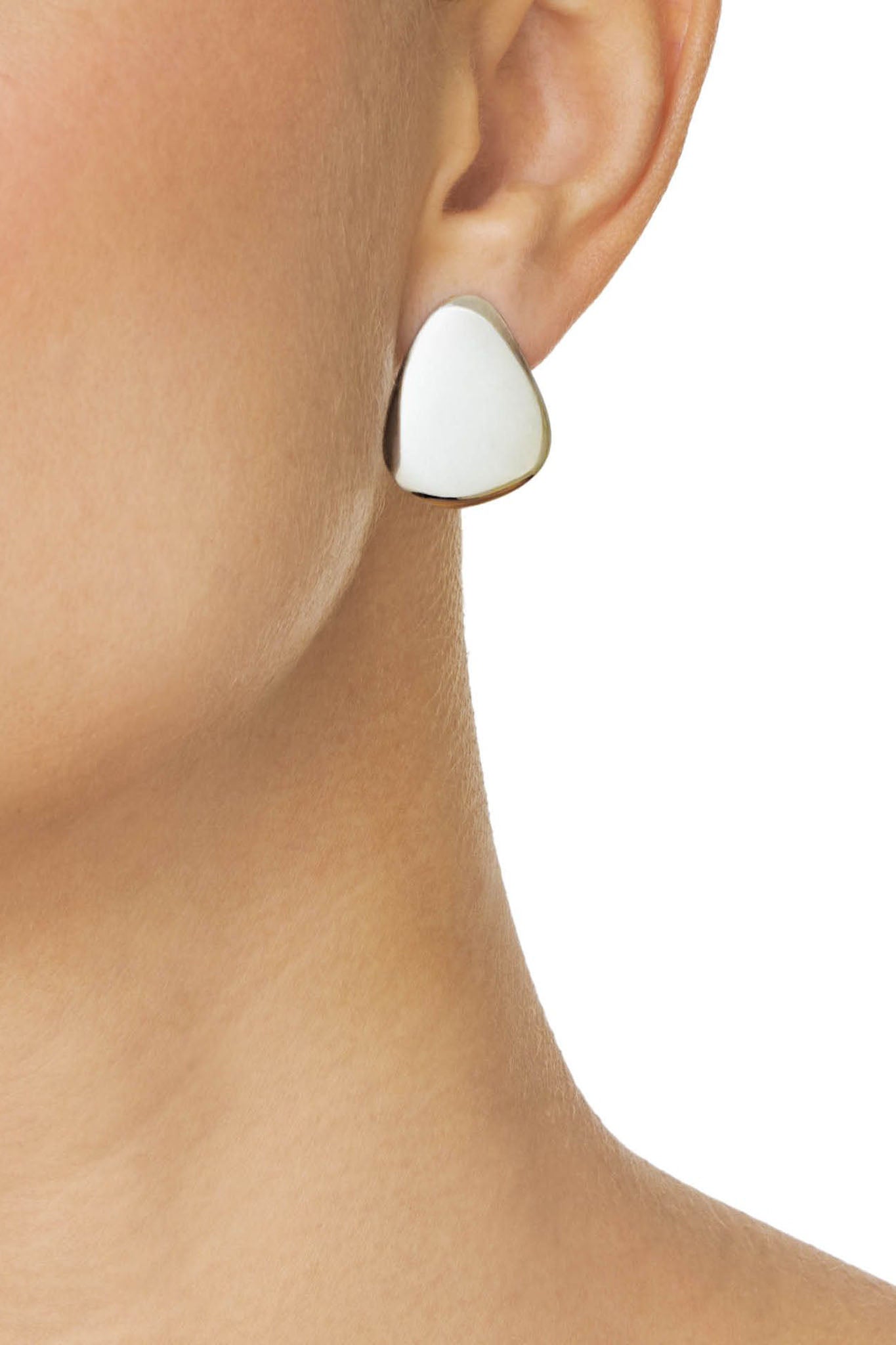 Efva Attling Little Rose Petal Ear hopeiset korvakorut