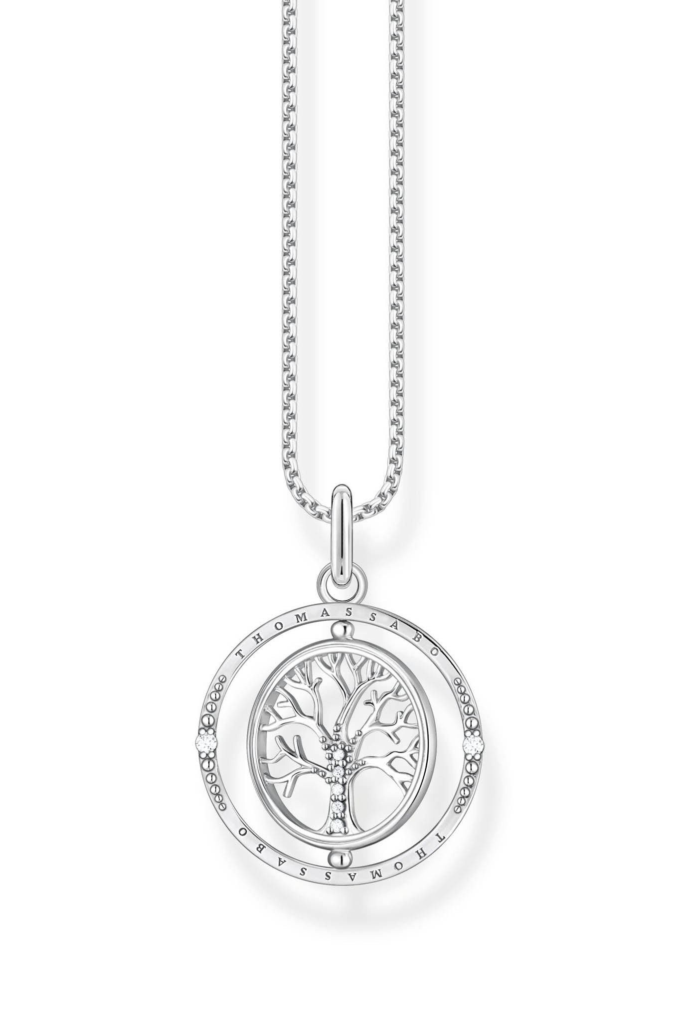 Thomas Sabo Tree of love hopeinen kaulakoru Säädettävä:40/45cm
