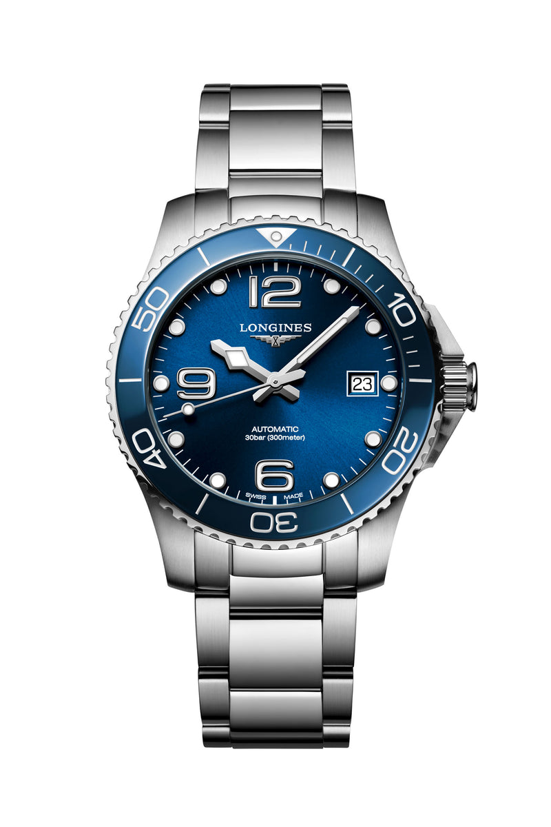 Longines Hydroconquest 39 ceramic rannekello L3.780.4.96.6 tuotekuva