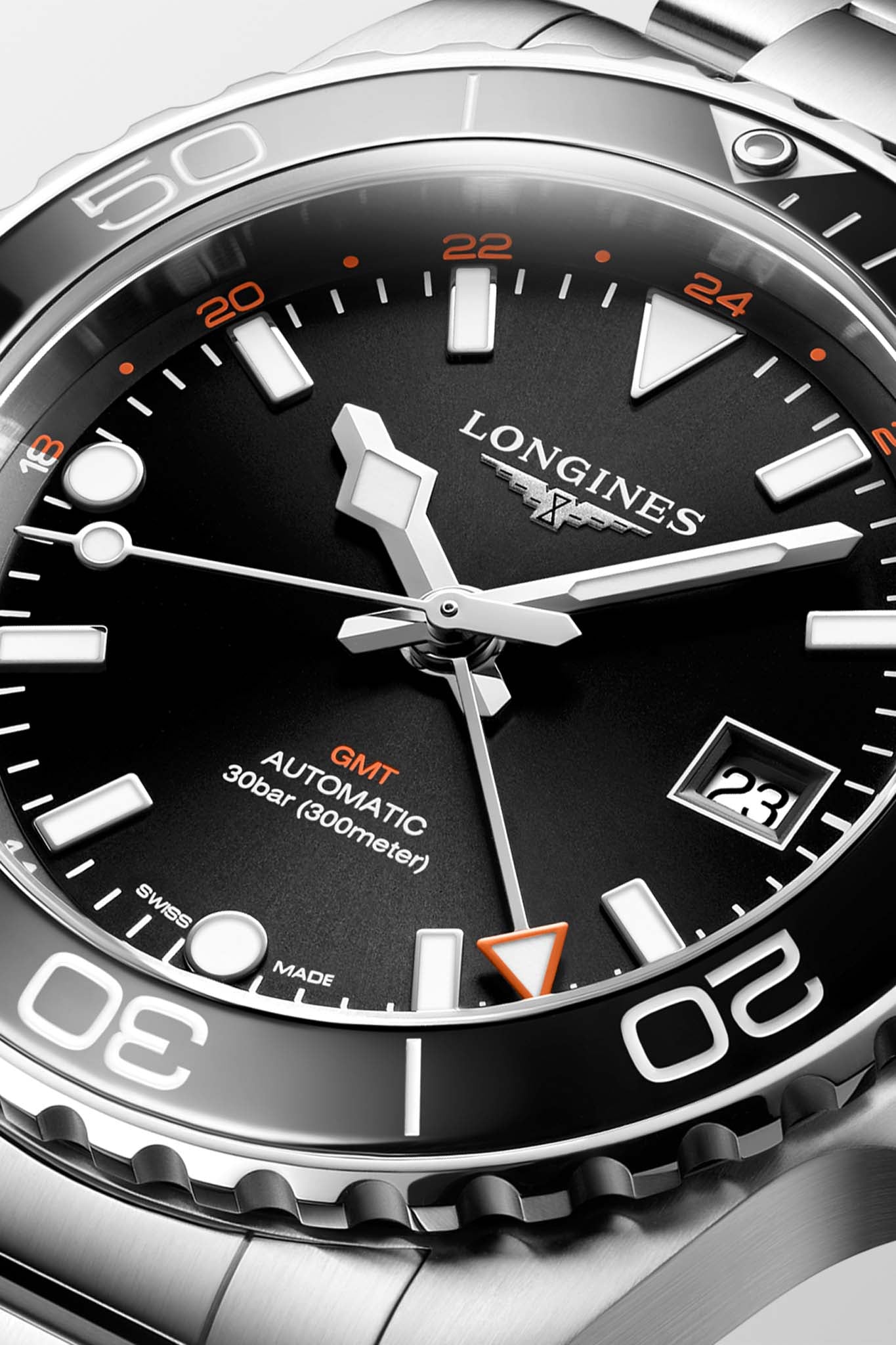 Longines Hydroconquest GMT rannekello L37904566 Hovisep t