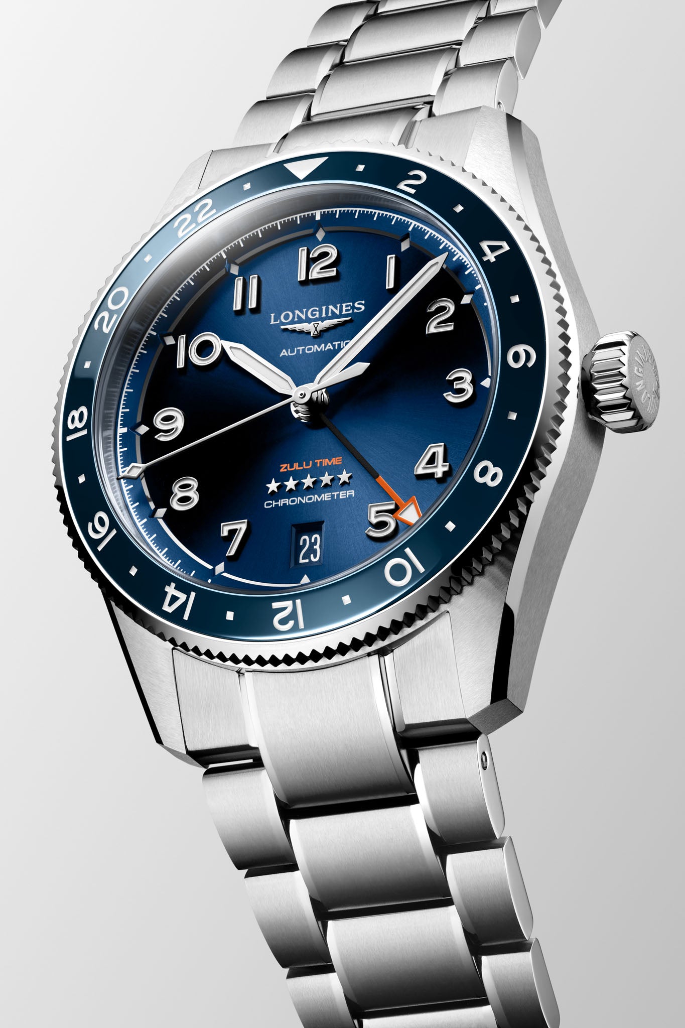 Longines Spirit 39 Zulu Time rannekello