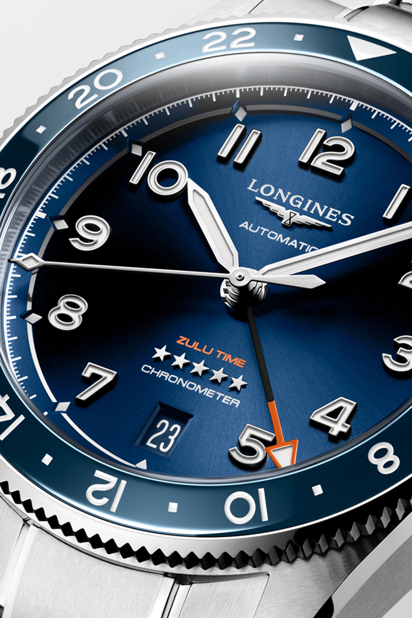 Longines Spirit 39 Zulu Time rannekello