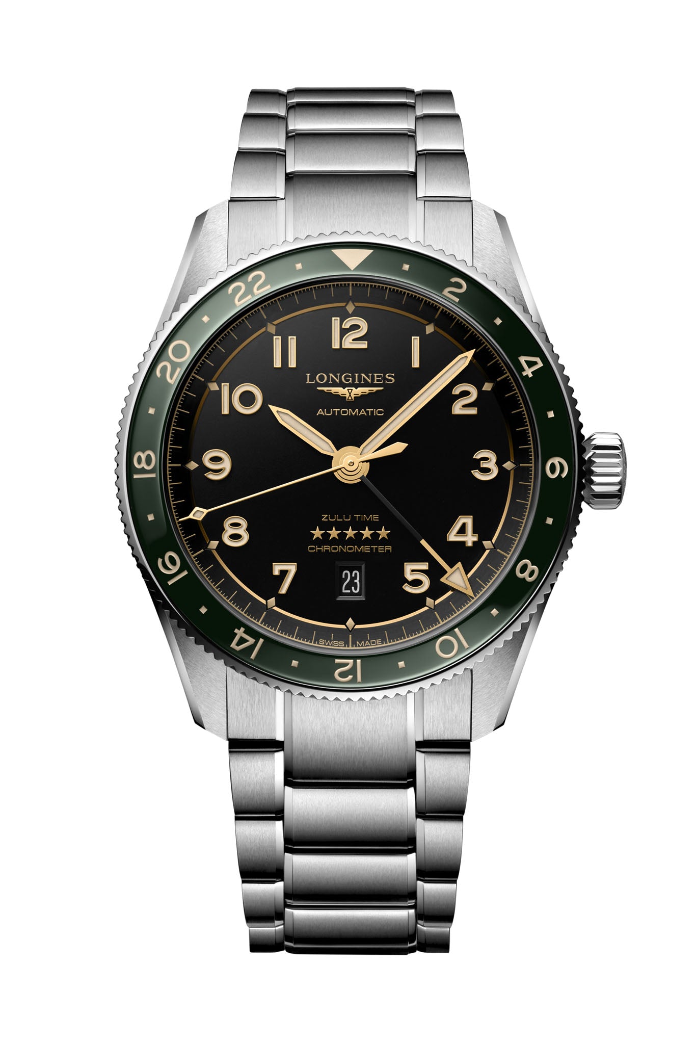 Longines Spirit Zulu Time miesten rannekello Default Title