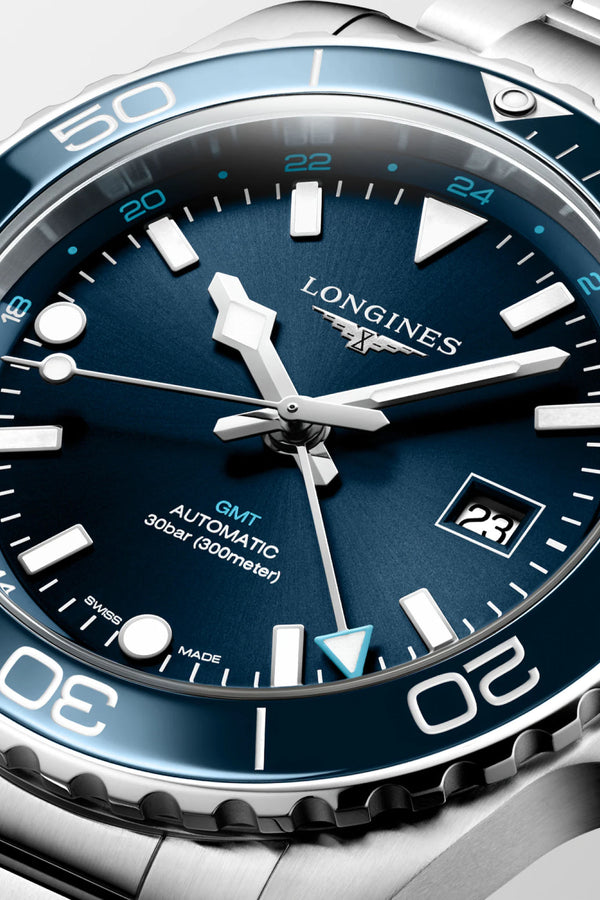 Longines Hydroconquest GMT 43 rannekello