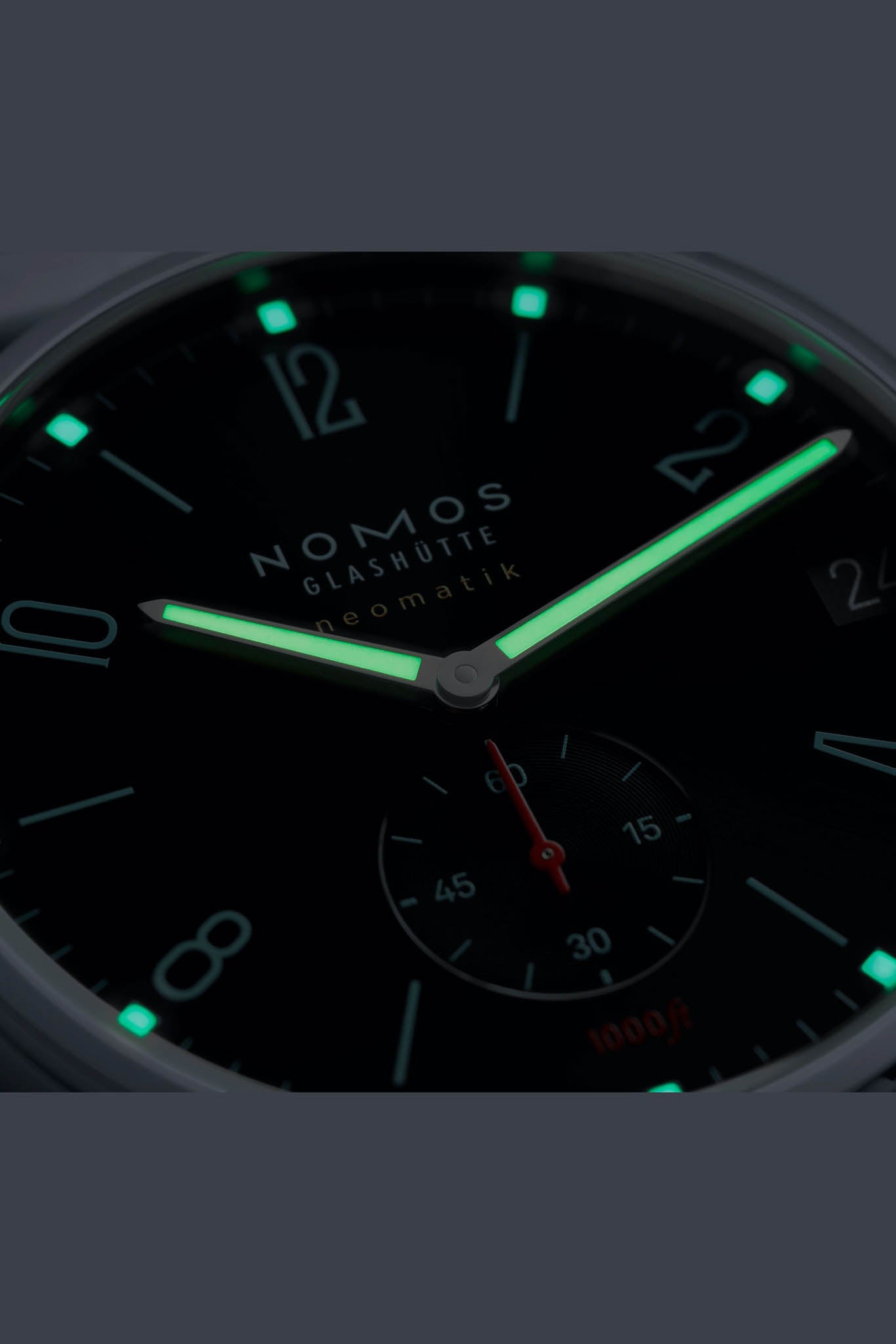 Nomos Tangente Sport Neomatik 42 Date Marine Black rannekello Default Title