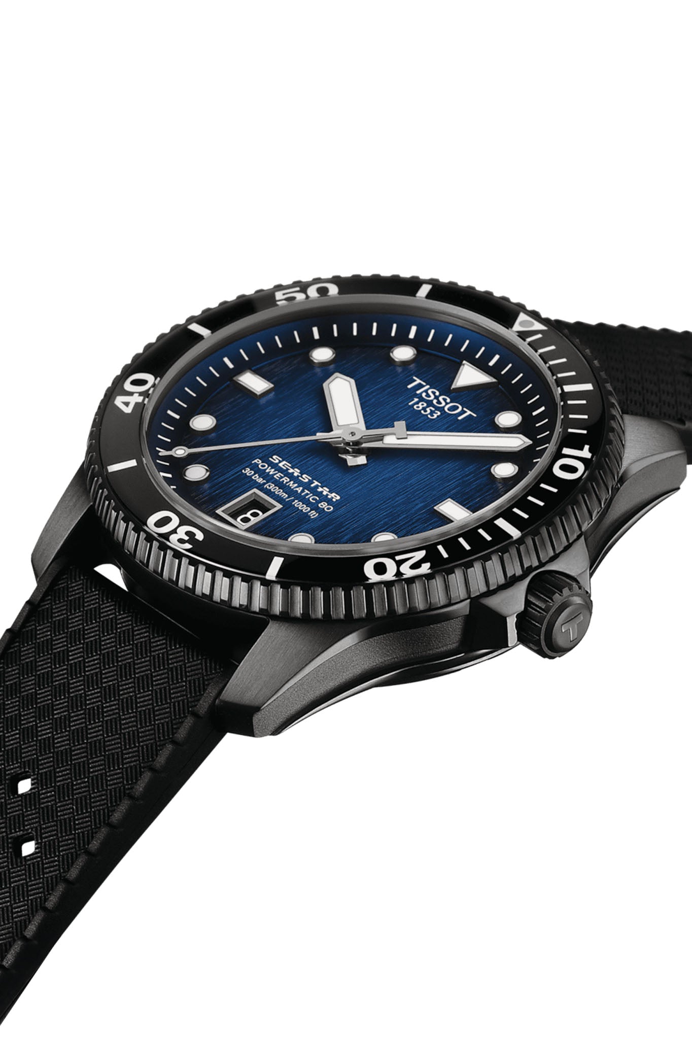 Tissot Seastar 1000 Powermatic 80, 40mm rannekello