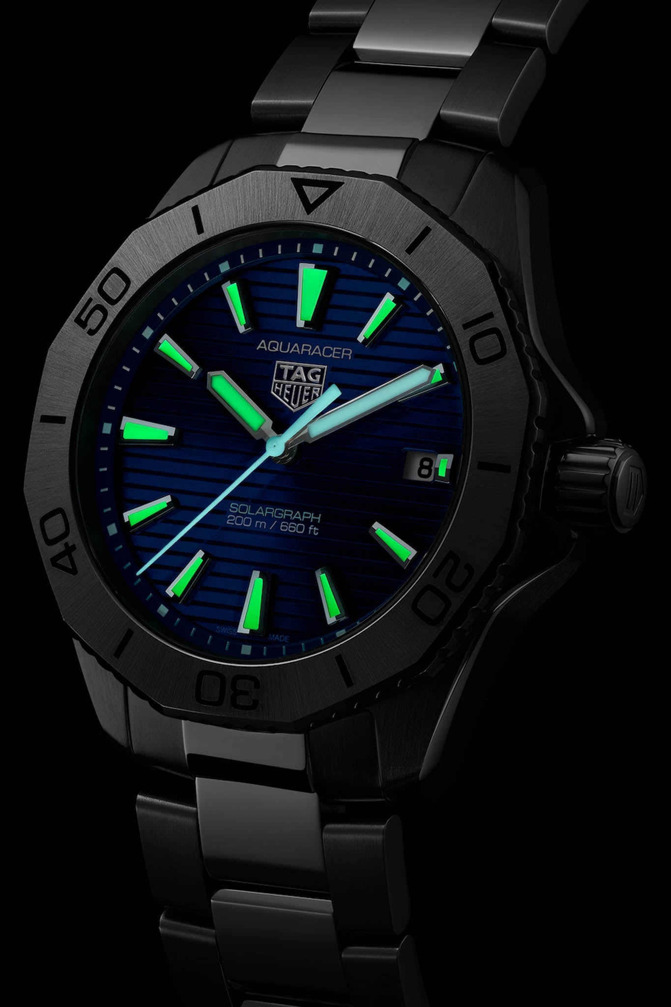 TAG Heuer Aquaracer Professional 200 Solargraph rannekello