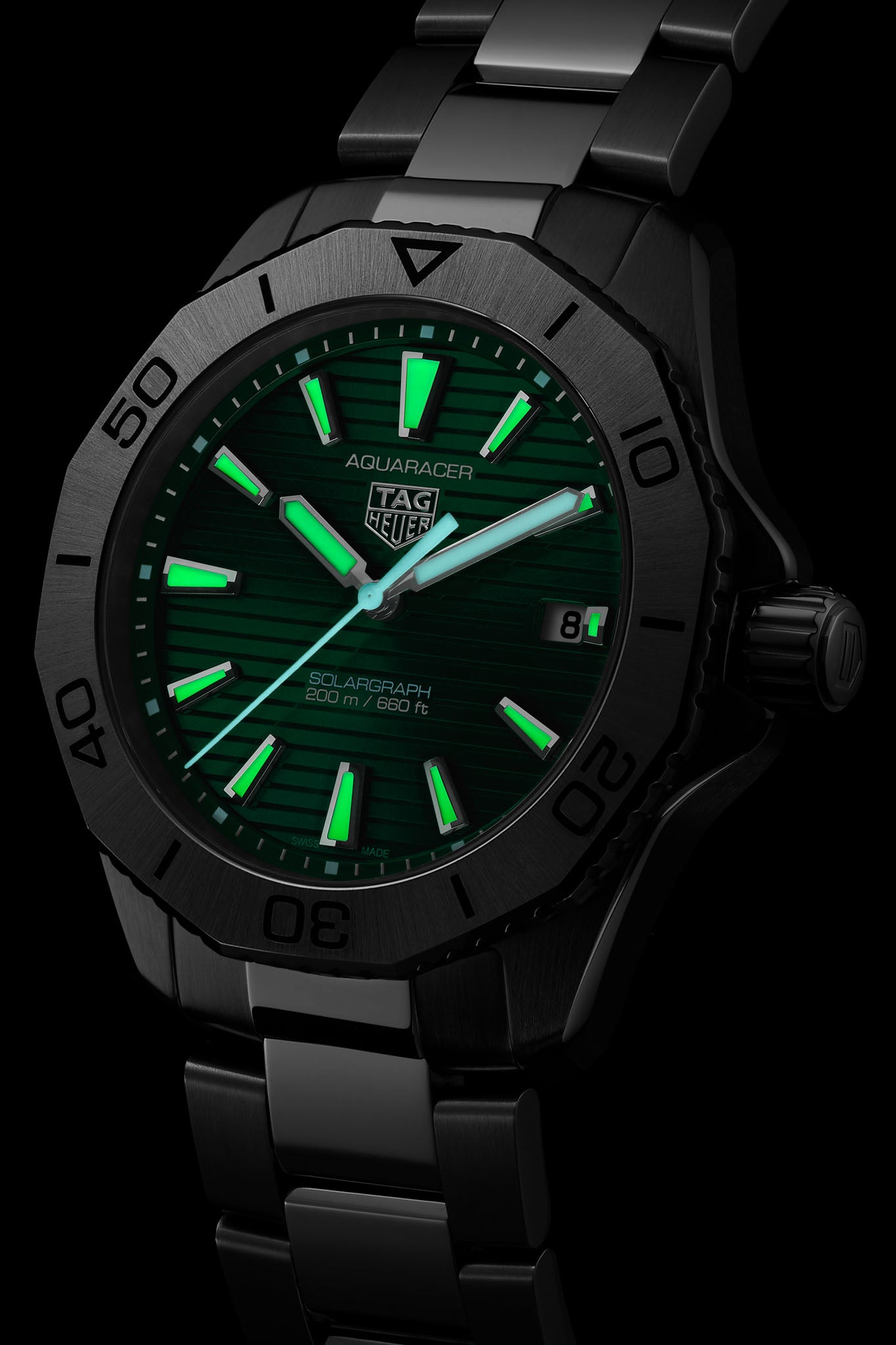 TAG Heuer Aquaracer Professional 200 Solargraph rannekello