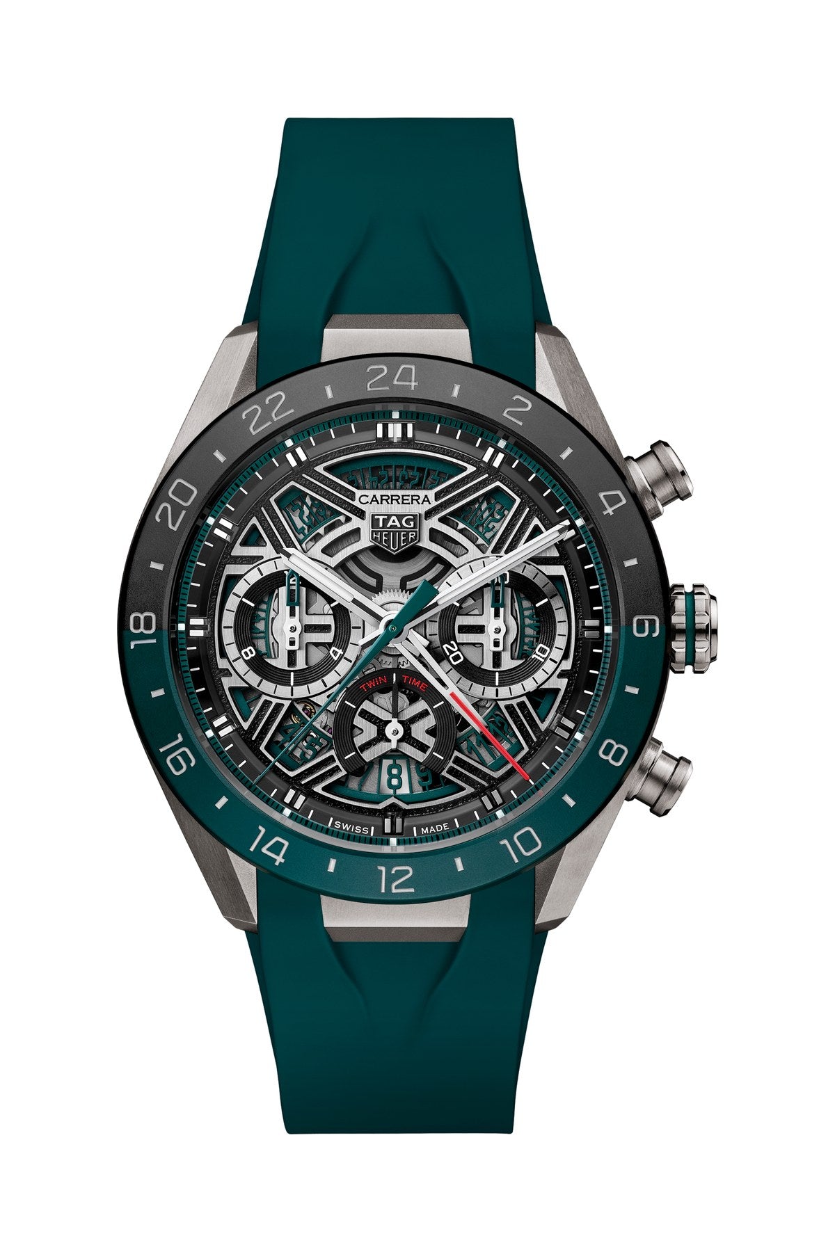 TAG Heuer Carrera Chronograph Extreme Sport Twin-Time 44 mm CBU2084.FT6297 – edestä