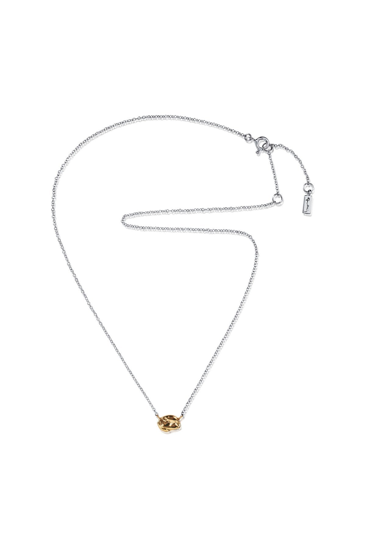Efva Attling Nugget Necklace kullattu kaulakoru