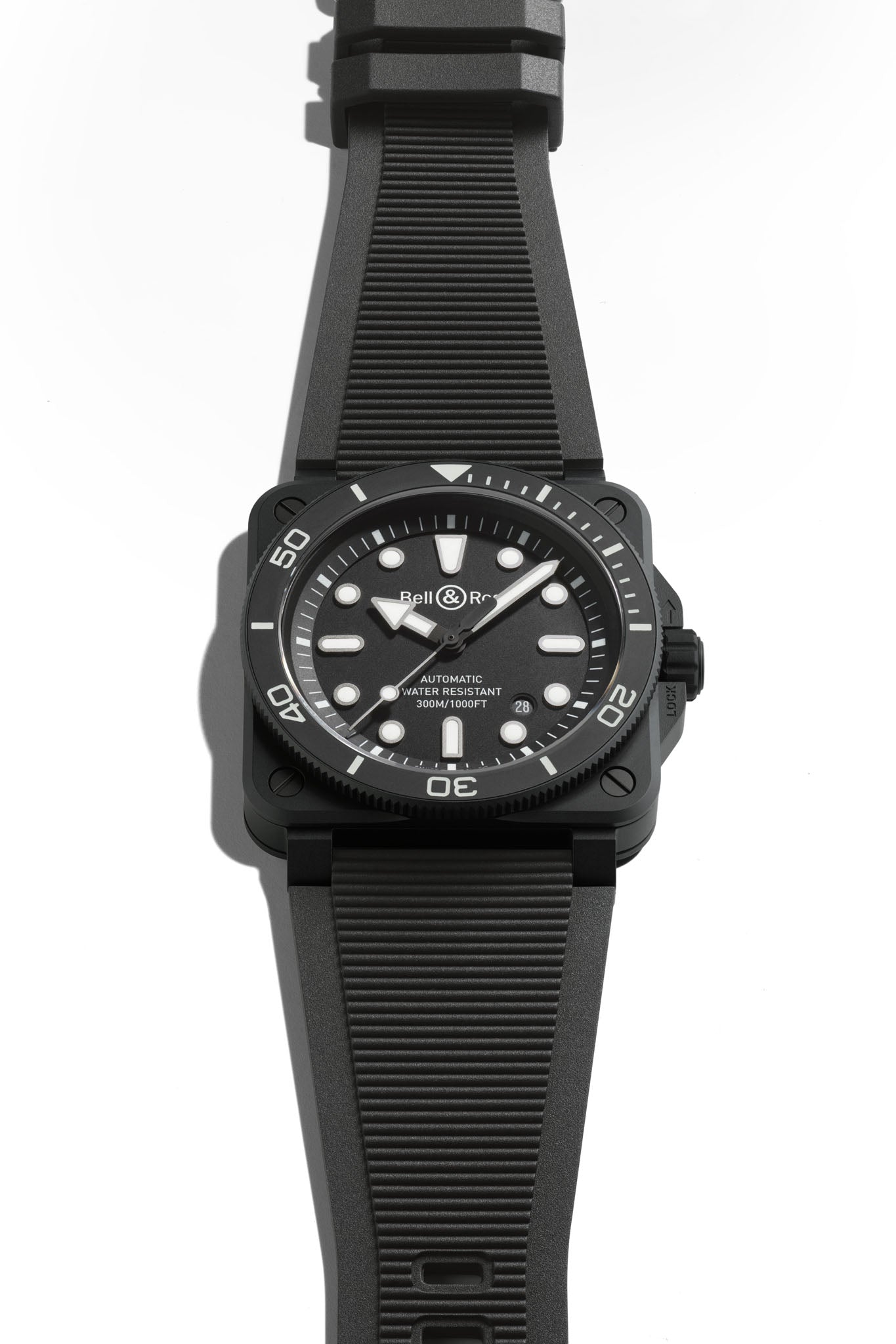 Bell & Ross BR 03 Diver Black Matte Ceramic rannekello