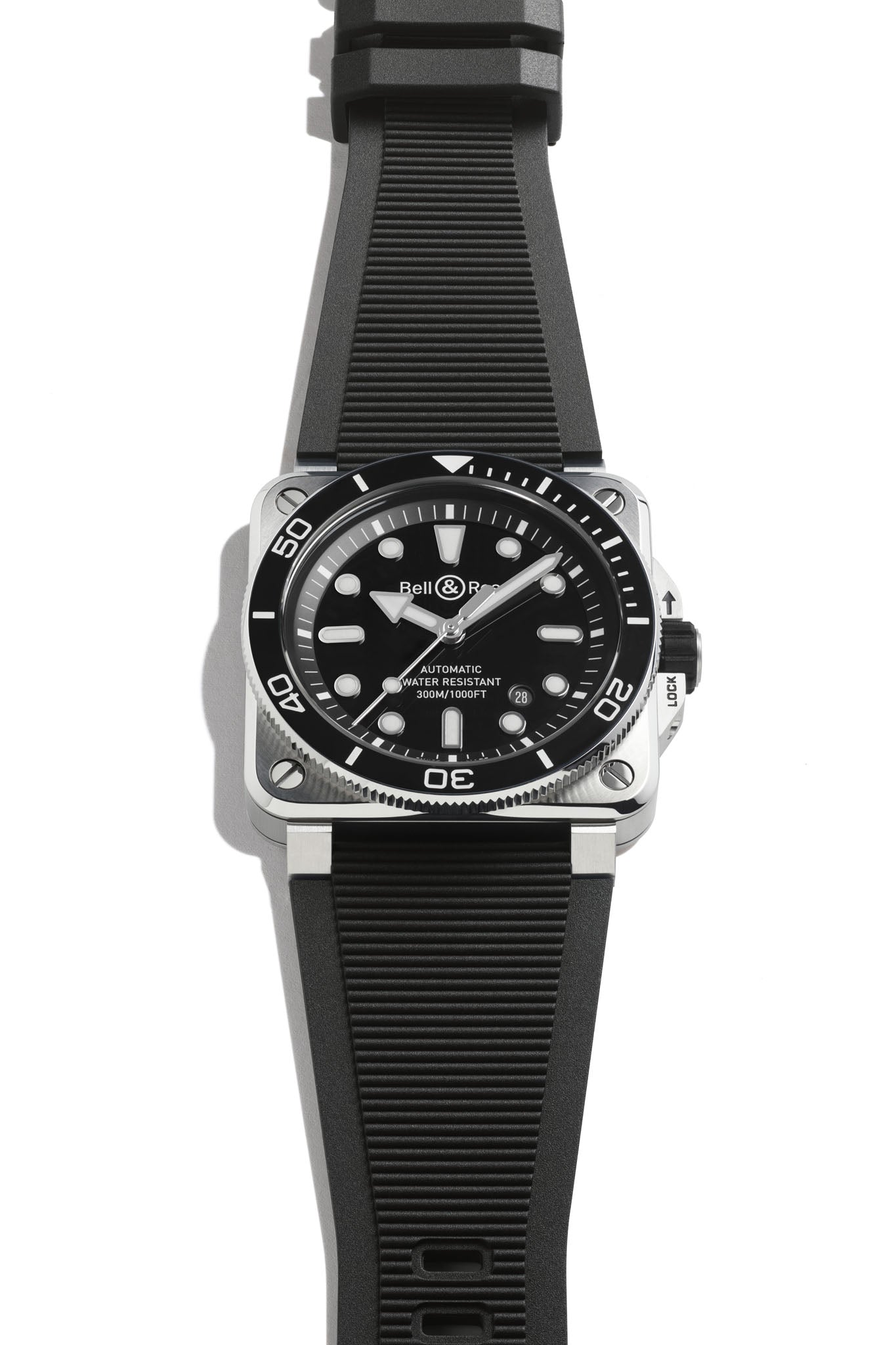 Bell & Ross BR 03 Diver Black Steel rannekello