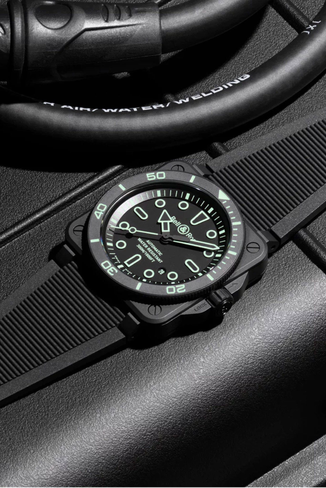 Bell & Ross BR 03 Diver Lum Outline rannekello