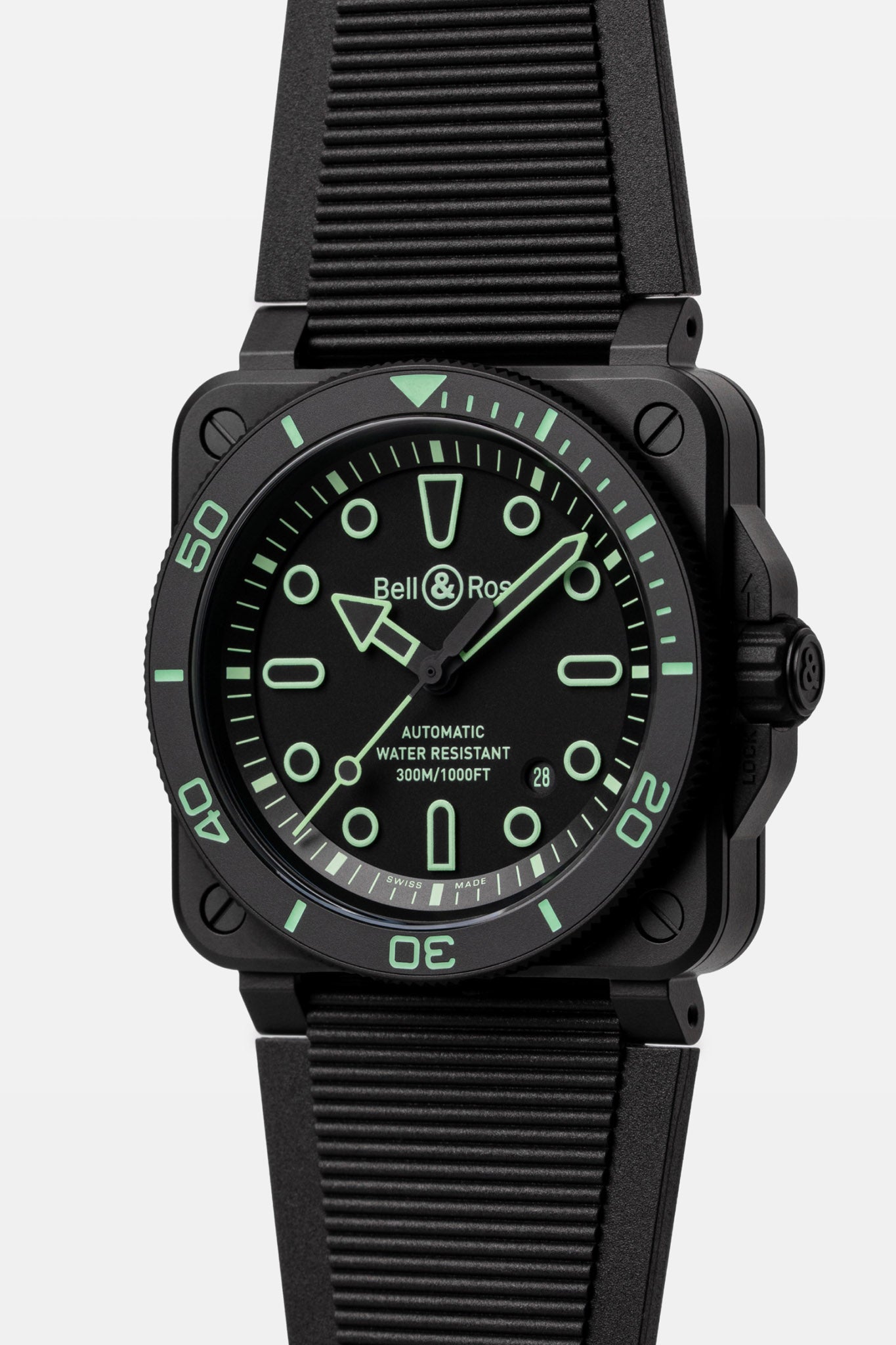 Bell & Ross BR 03 Diver Lum Outline rannekello