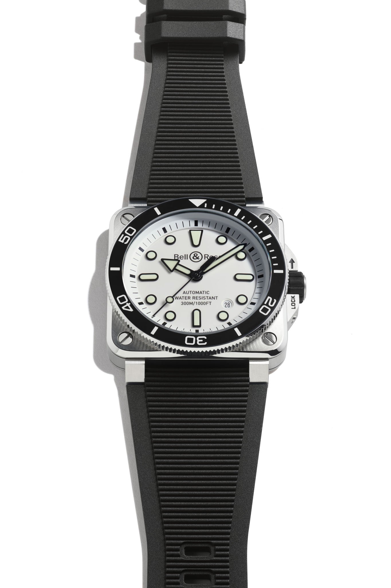 Bell & Ross BR 03 Diver White Steel rannekello