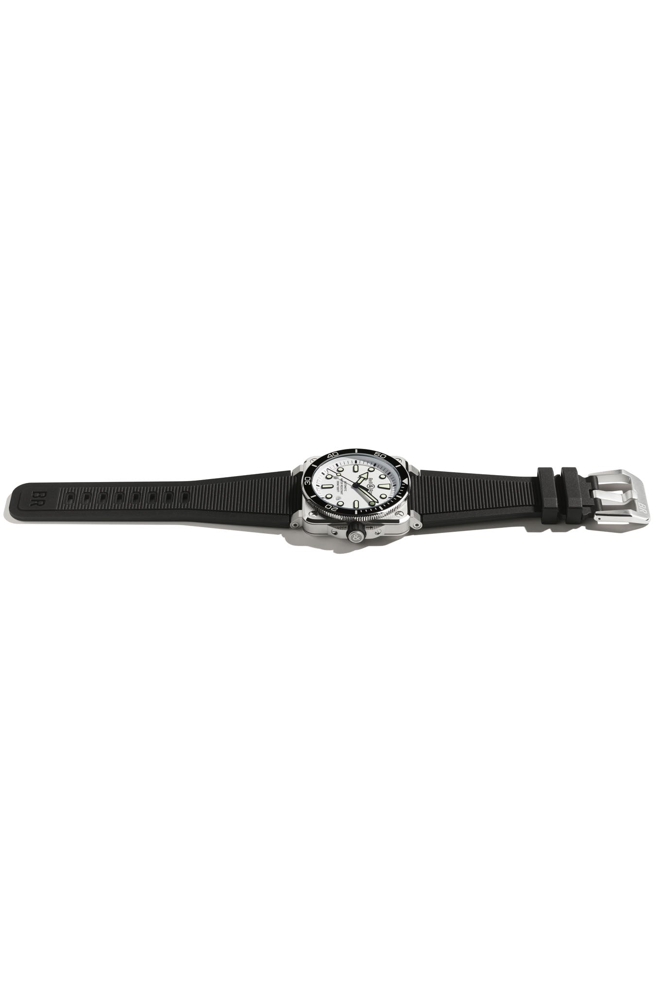 Bell & Ross BR 03 Diver White Steel rannekello