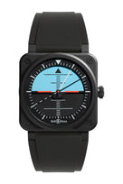 Bell & Ross BR-03 Horizon Flight Instrument Limited Edition BR03A-HRZ-CE/SRB