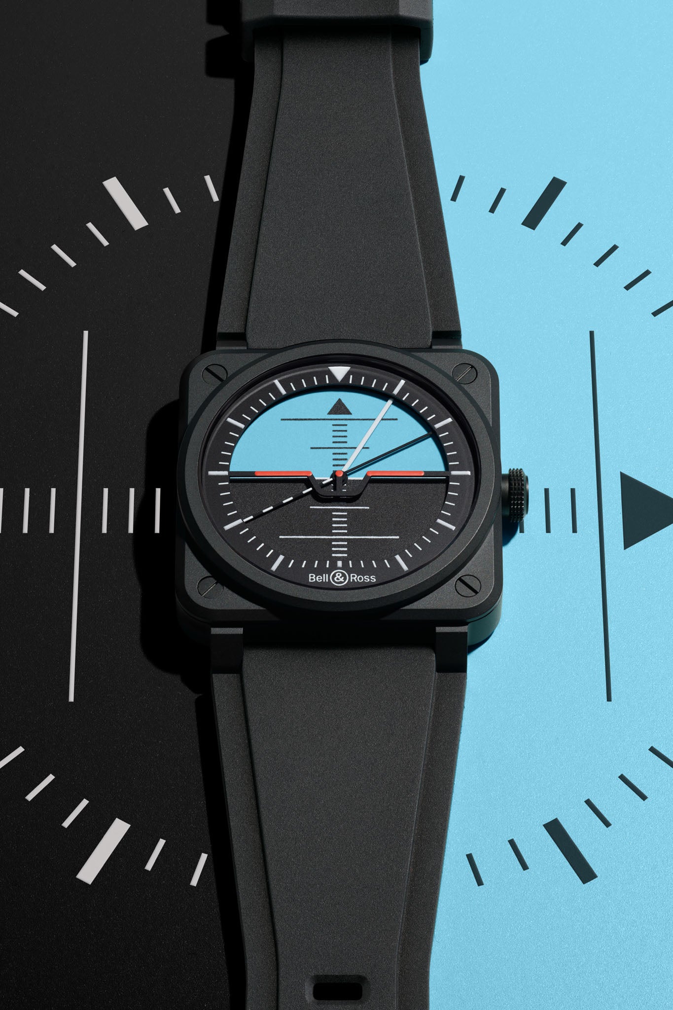 Bell & Ross BR-03 Horizon Flight Instrument Limited Edition rannekello