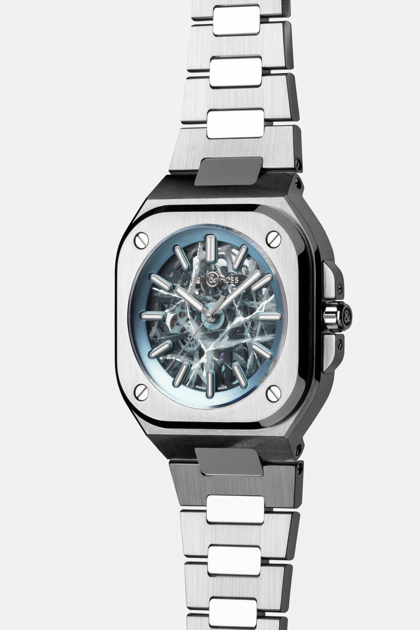 Bell & Ross BR-05 Skeleton Arctic Blue BR05A-AB-SKST/SST