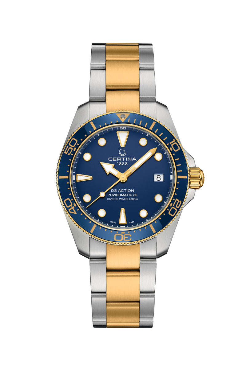 Certina DS Action Diver 38 Powermatic 80 Ceramic rannekello C048.807.22.041.00 tuotekuva