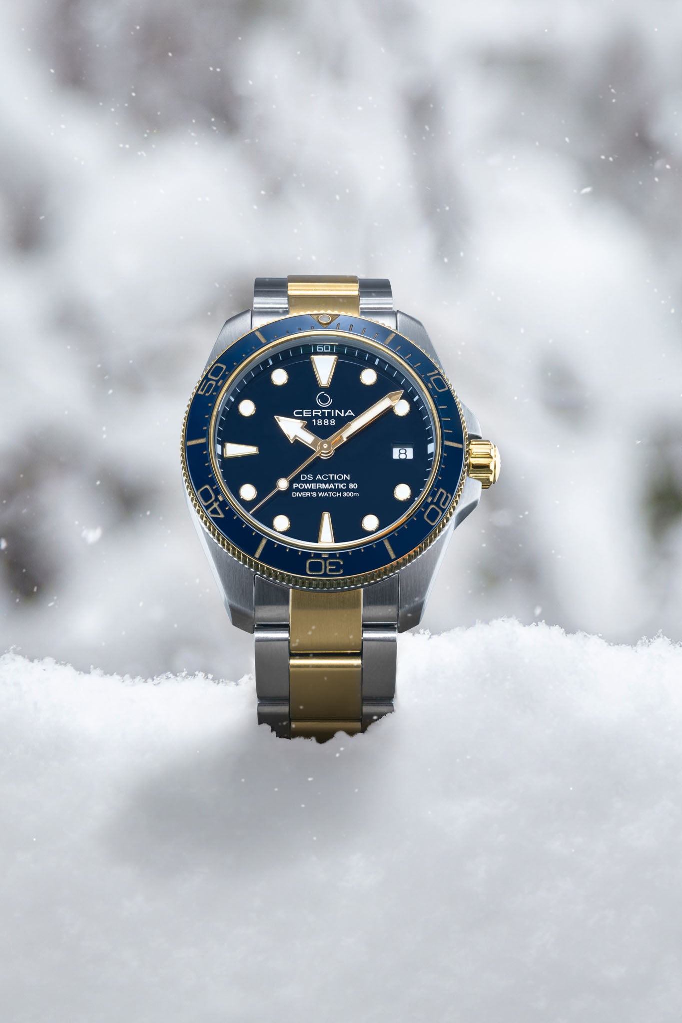 Certina DS Action Diver 38 Powermatic 80 Ceramic rannekello