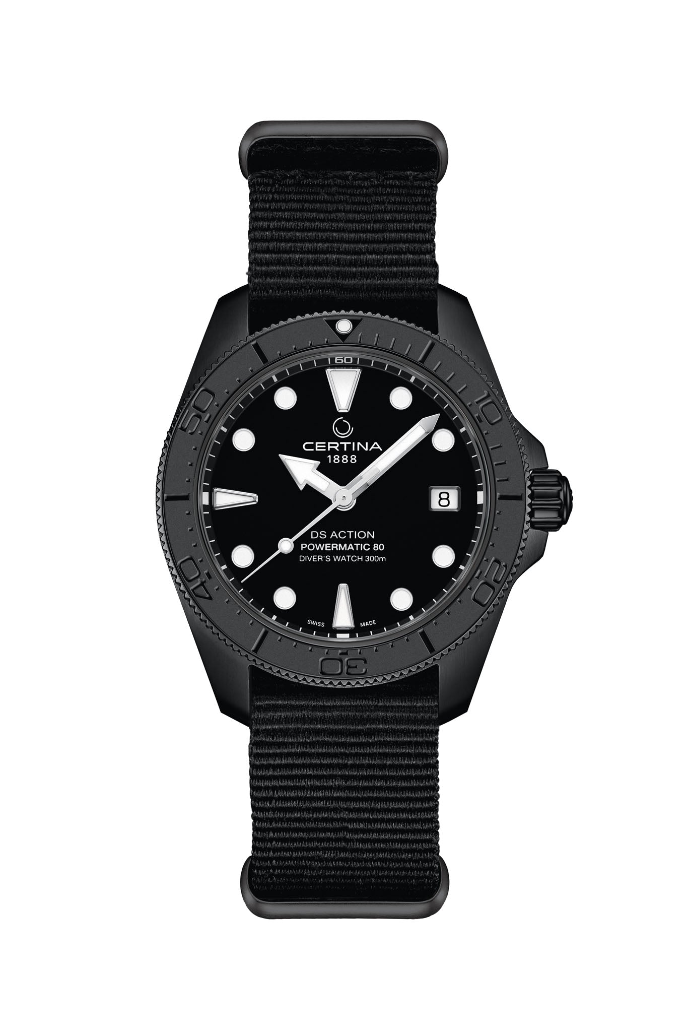 Certina DS Action Diver 38 Powermatic 80 Ceramic rannekello