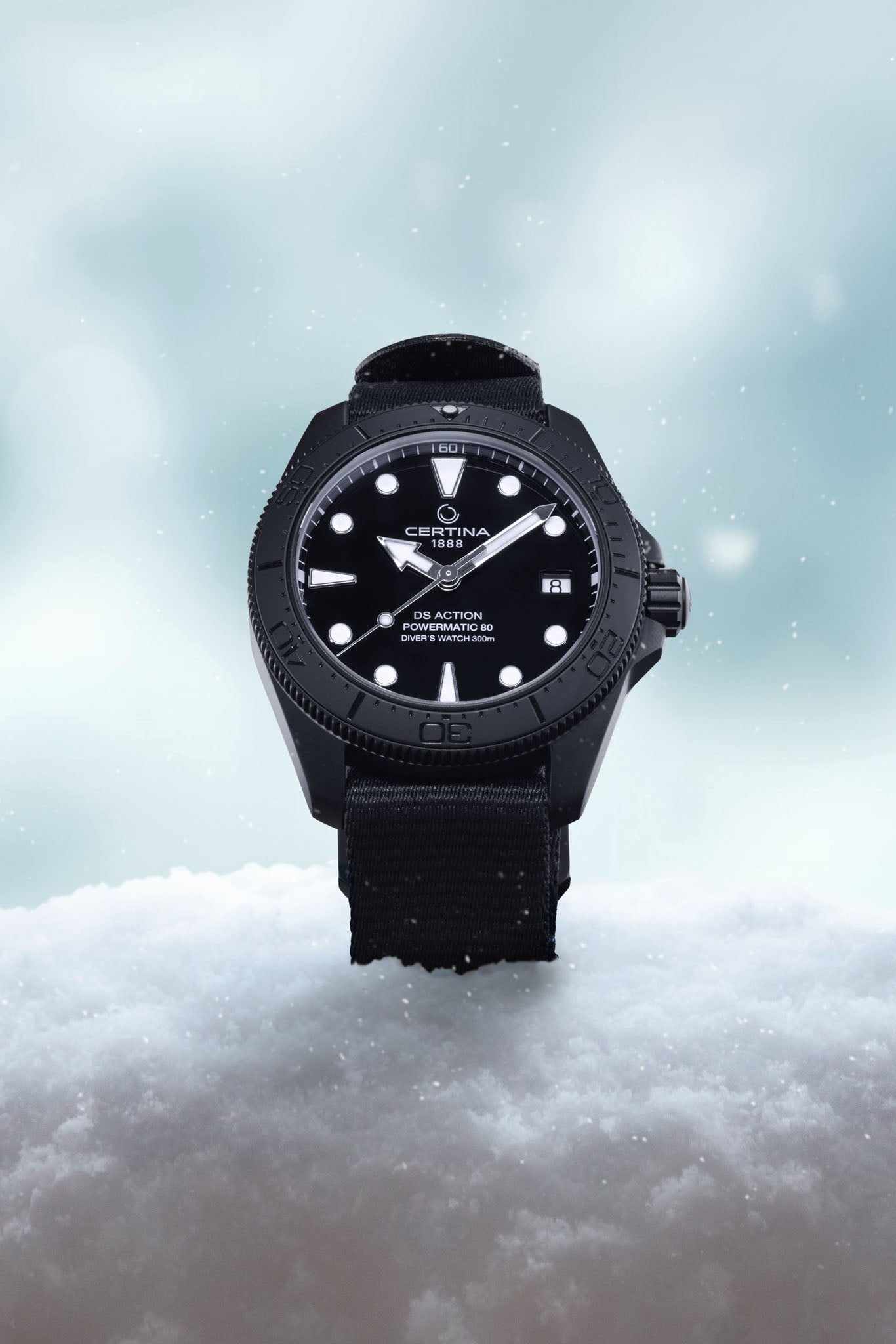 Certina DS Action Diver 38 Powermatic 80 Ceramic rannekello