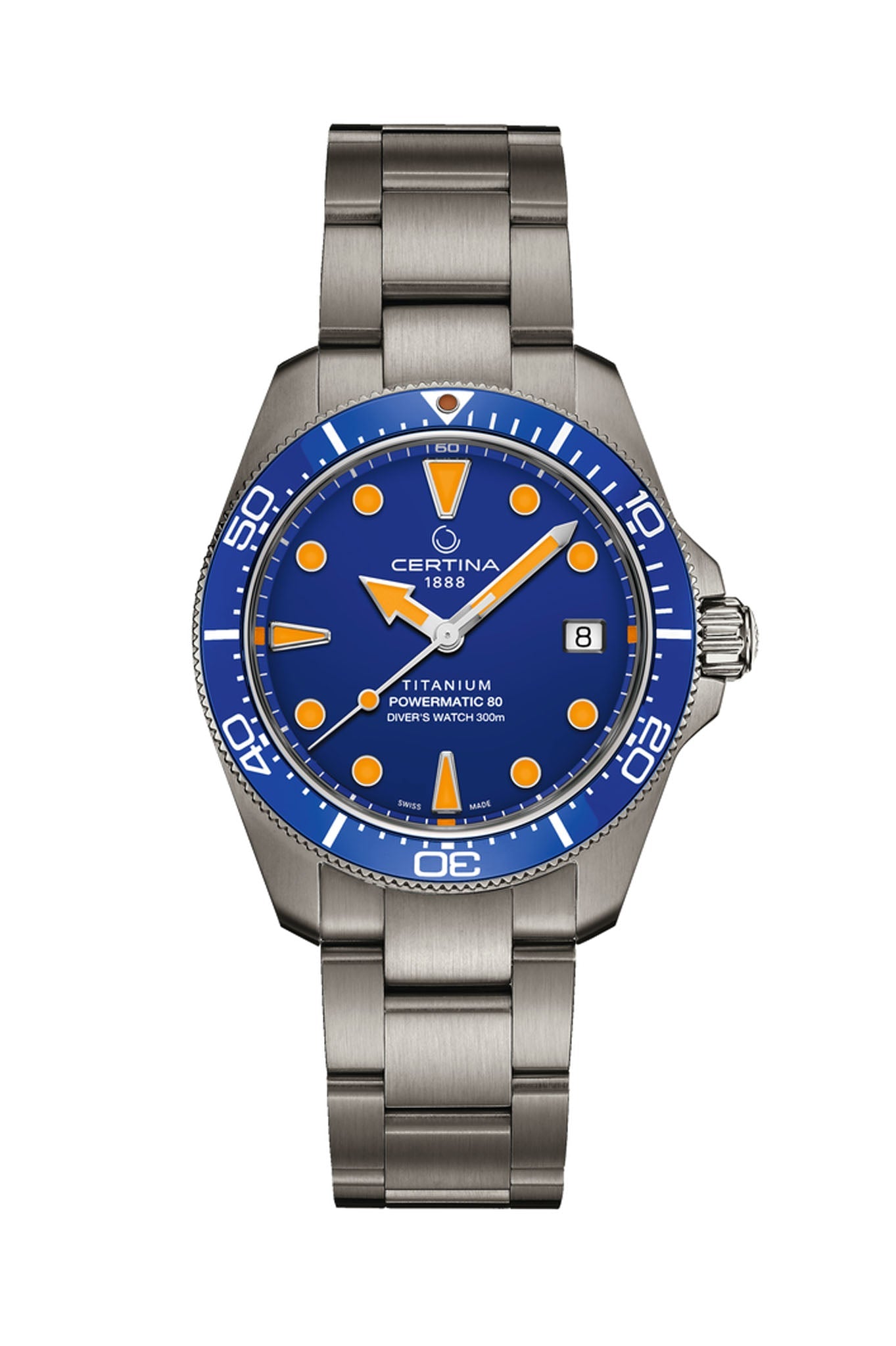 Certina DS Action Diver 38 Powermatic 80 Ceramic Titanium C048.807.44.041.00