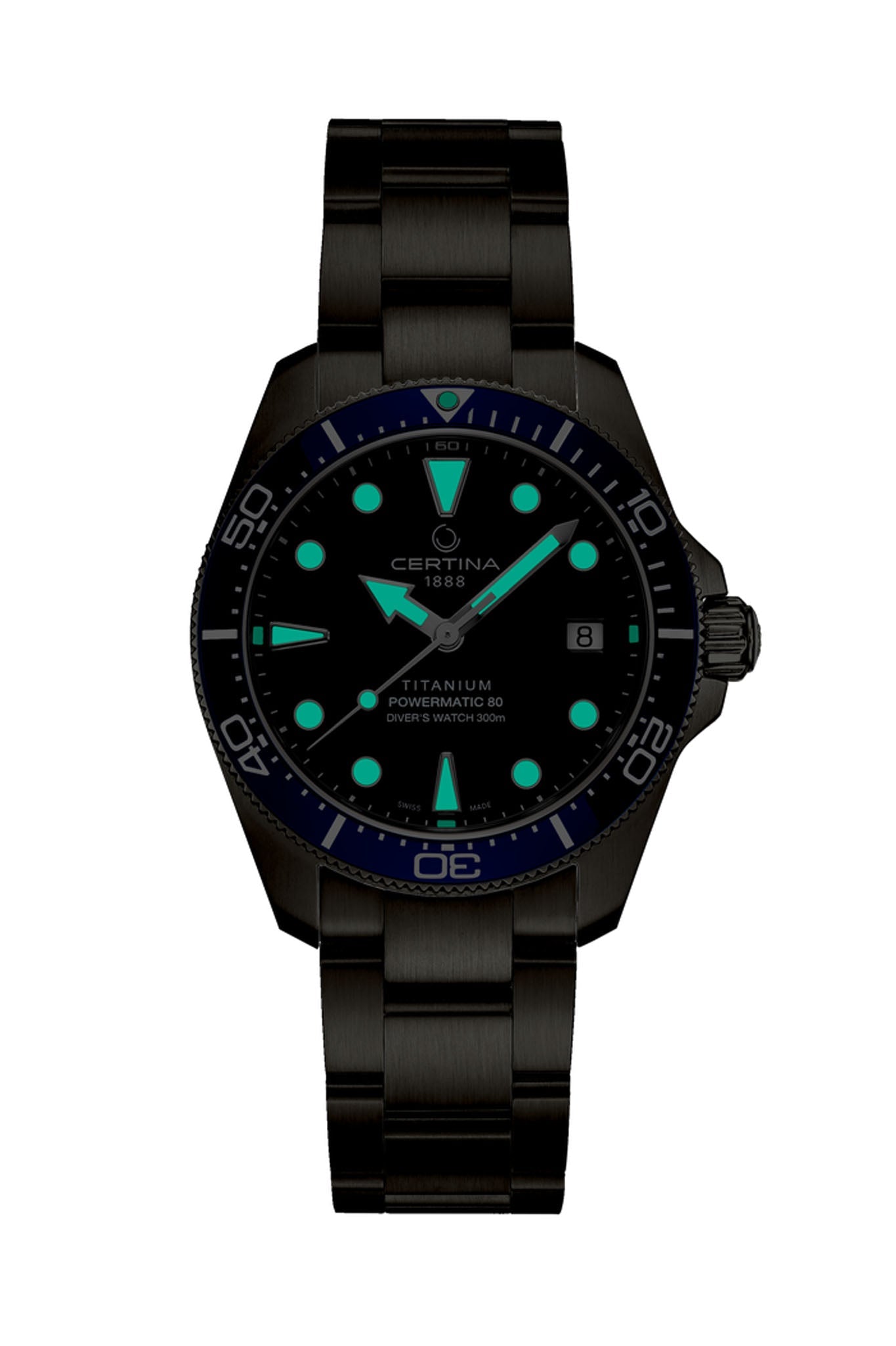 Certina DS Action Diver 38 Powermatic 80 Ceramic Titanium C048.807.44.041.00