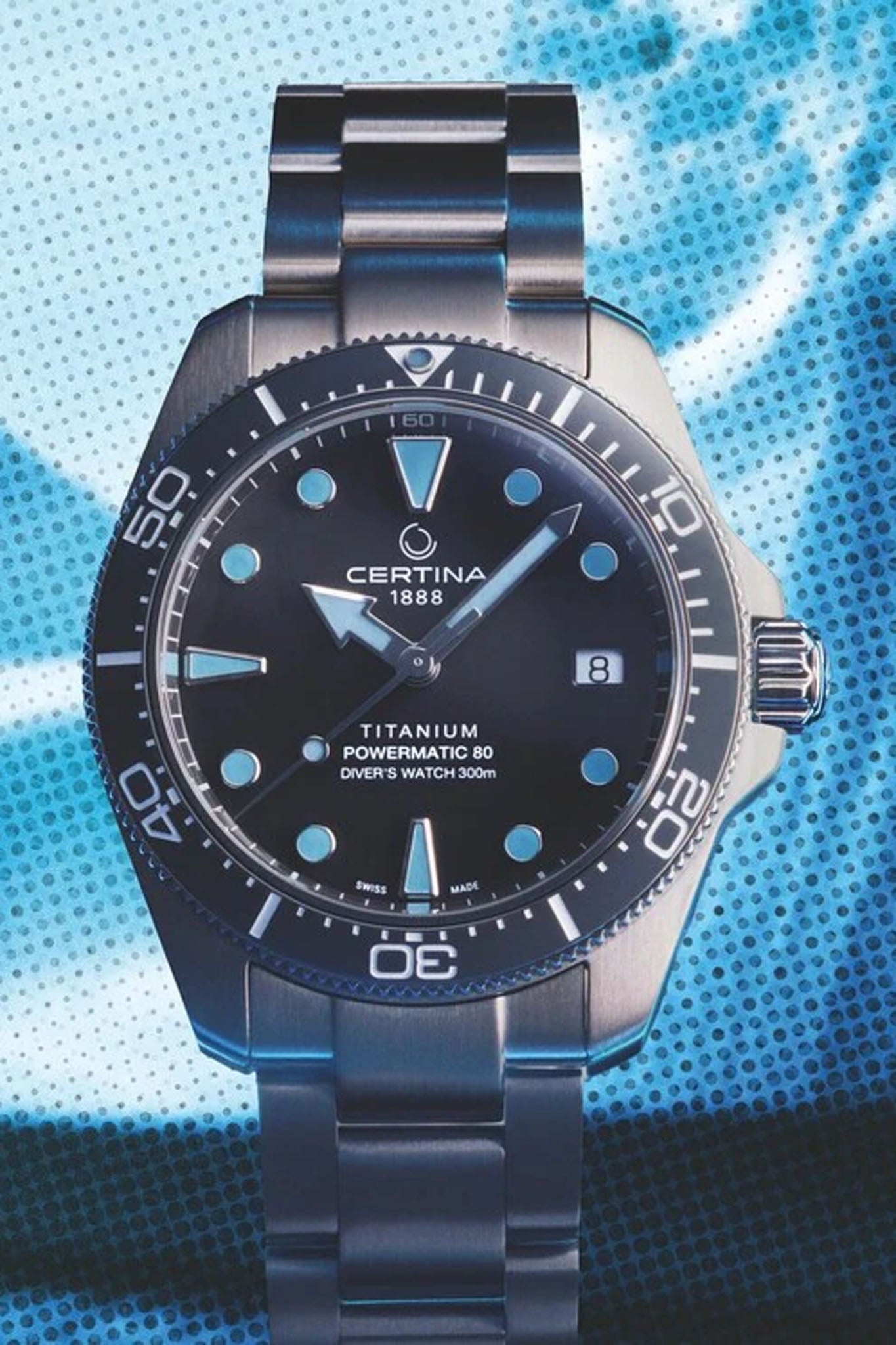 Certina DS Action Diver 38 Powermatic 80 Ceramic Titanium C048.807.44.081.00