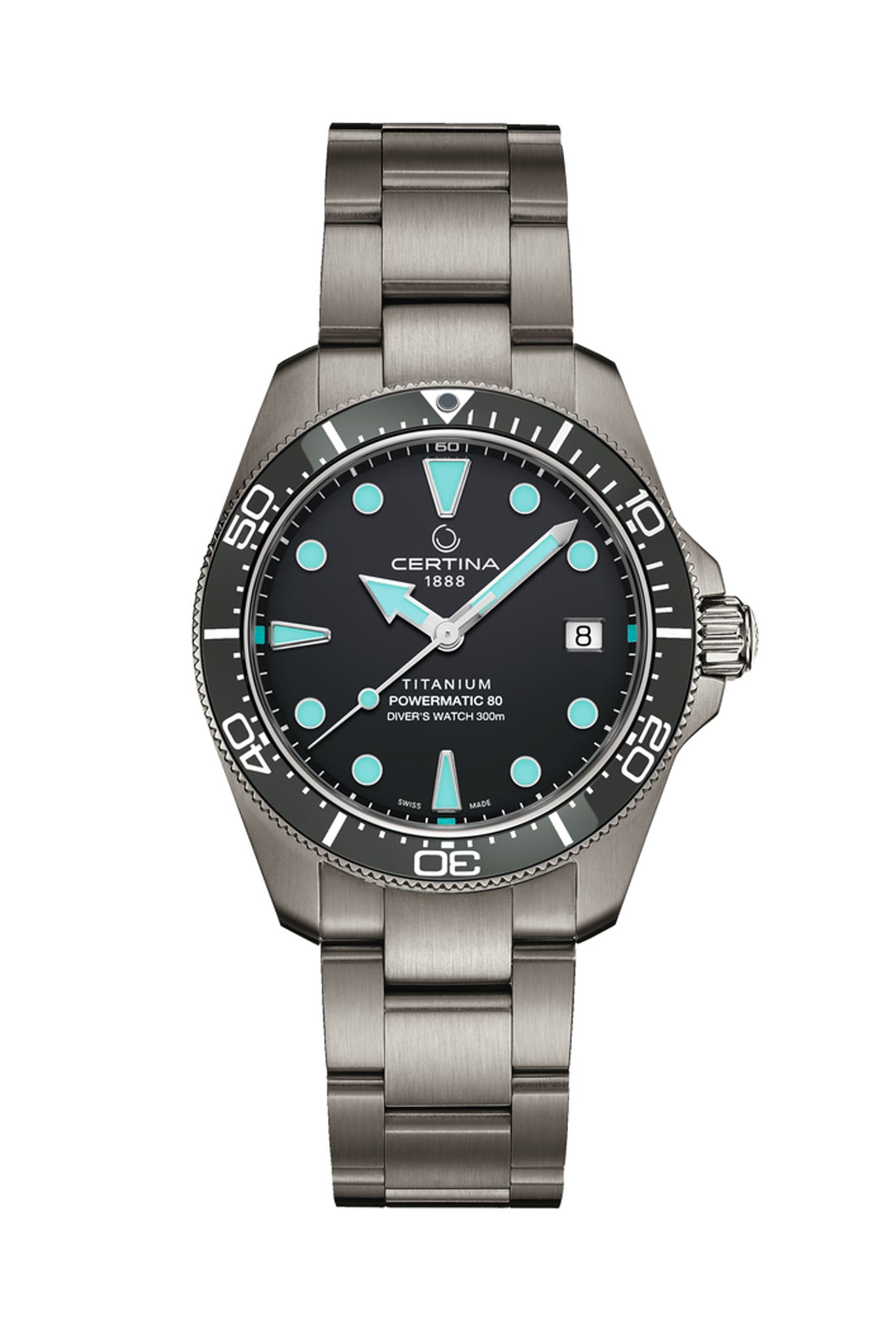 Certina DS Action Diver 38 Powermatic 80 Ceramic Titanium C048.807.44.081.00