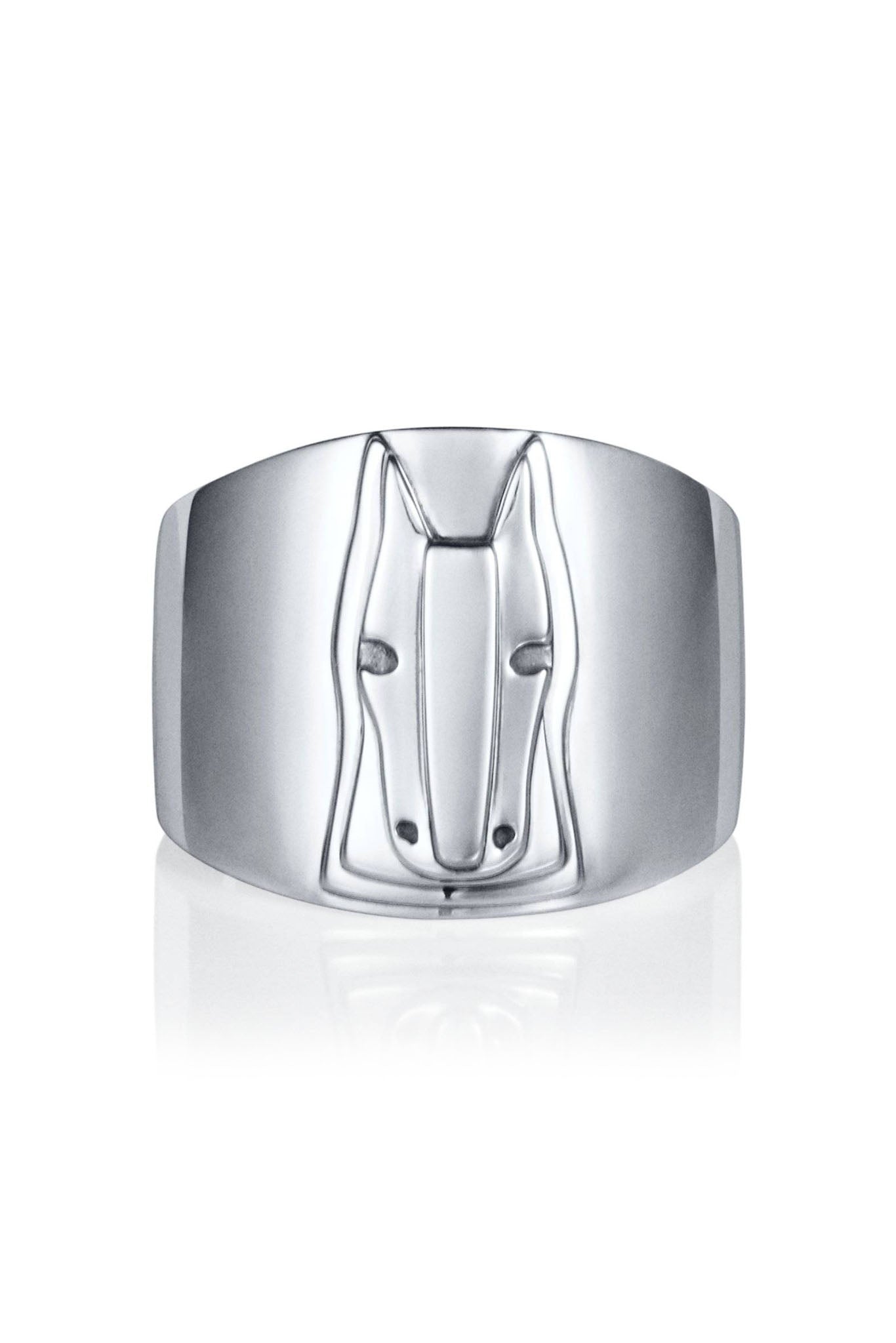 Efva Attling A Horse With No Name Ring hopeinen sormus