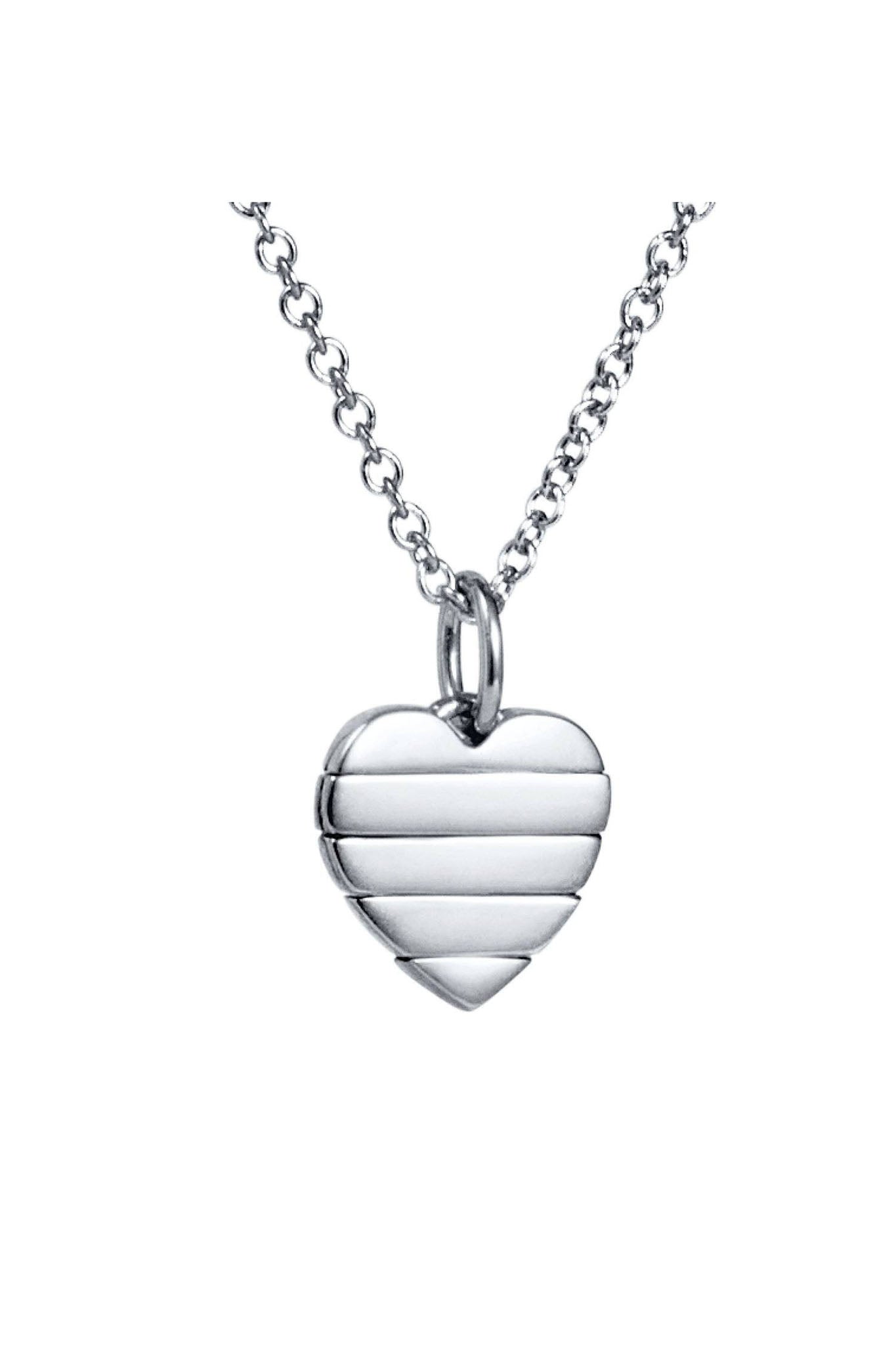 Efva Attling A Piece Of My Heart Pendant hopeinen kaulakoru