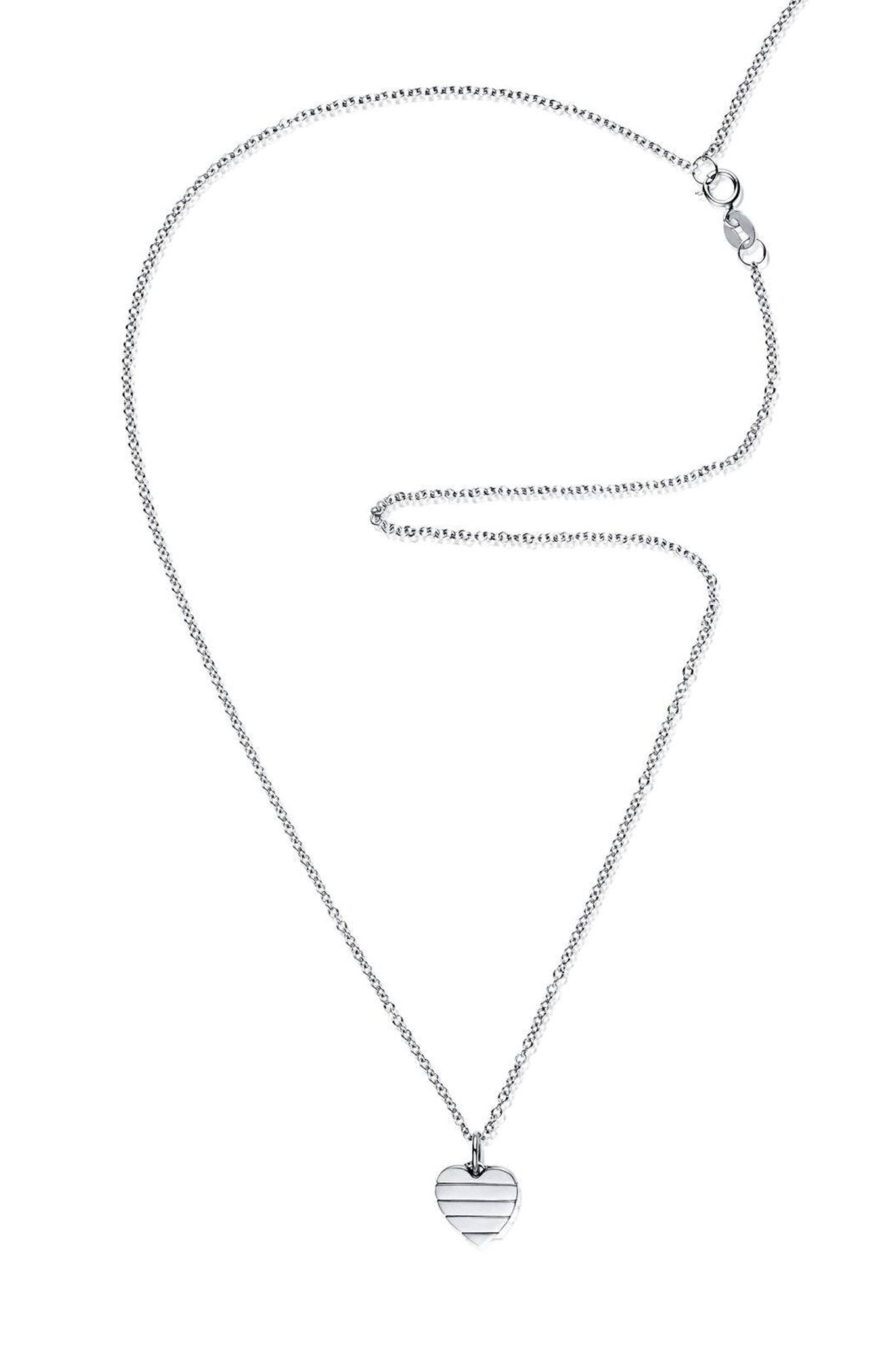 Efva Attling A Piece Of My Heart Pendant hopeinen kaulakoru