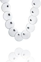 Efva Attling Bumper XL Collier hopeinen kaulakoru 10-100-02234