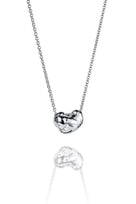 Efva Attling Cashew Necklace hopeinen kaulakoru 10-100-02218