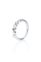 Efva Attling Dice hopeinen sormus 13-100-02214