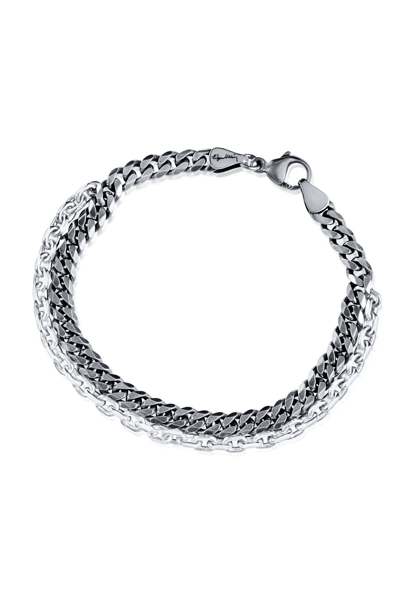 Efva Attling Freedom Chains Bracelet hopeinen rannekoru