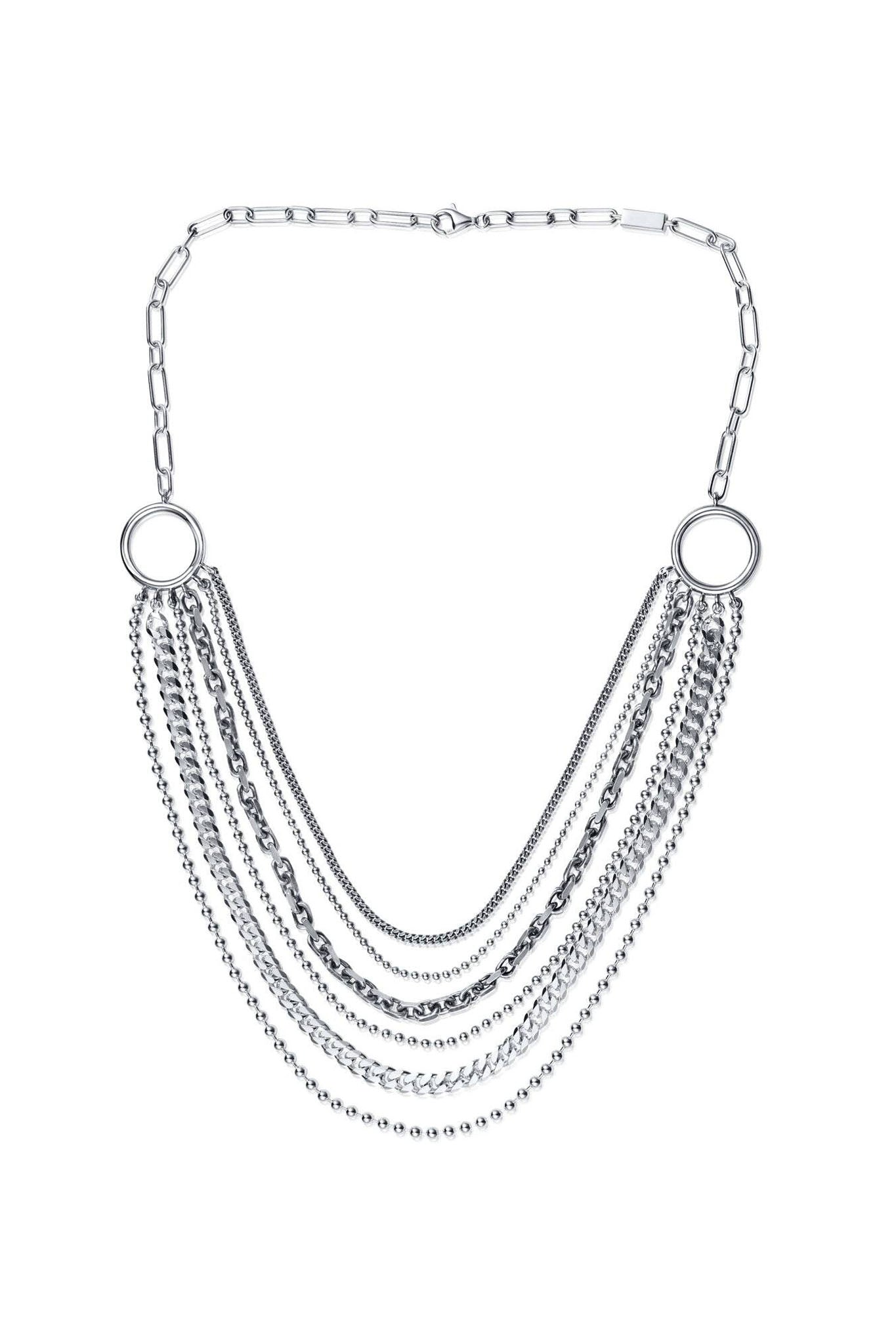 Efva Attling Freedom Chains Collier hopeinen kaulakoru