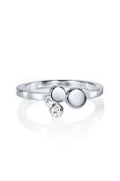 Efva Attling Little Champagne Ring hopeinen sormus