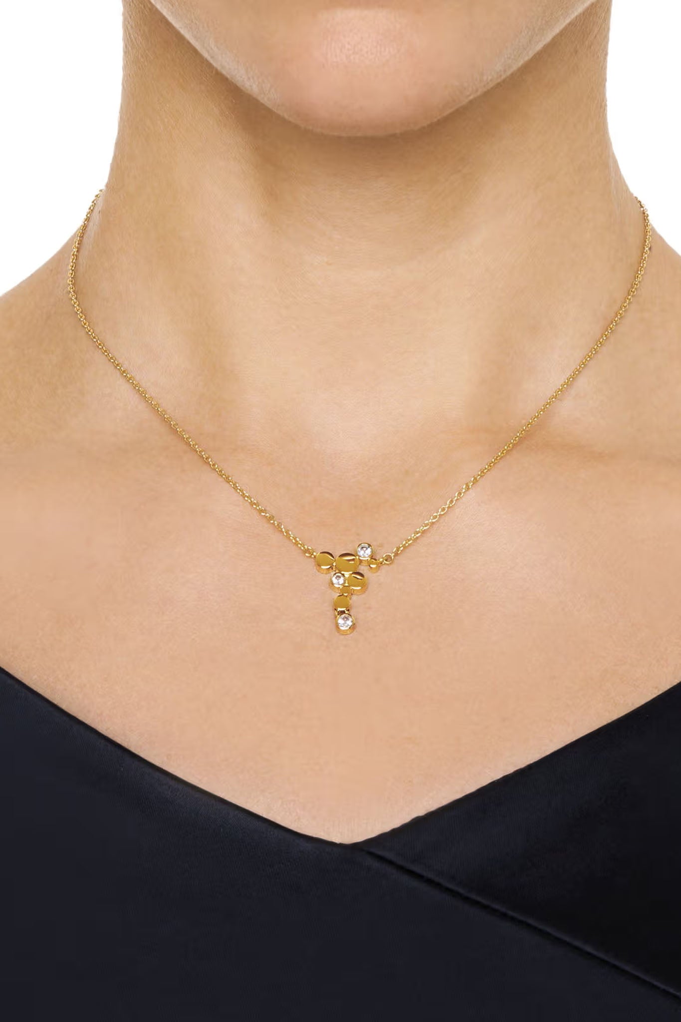 Efva Attling Little Champagne & Stars Necklace kultainen kaulakoru