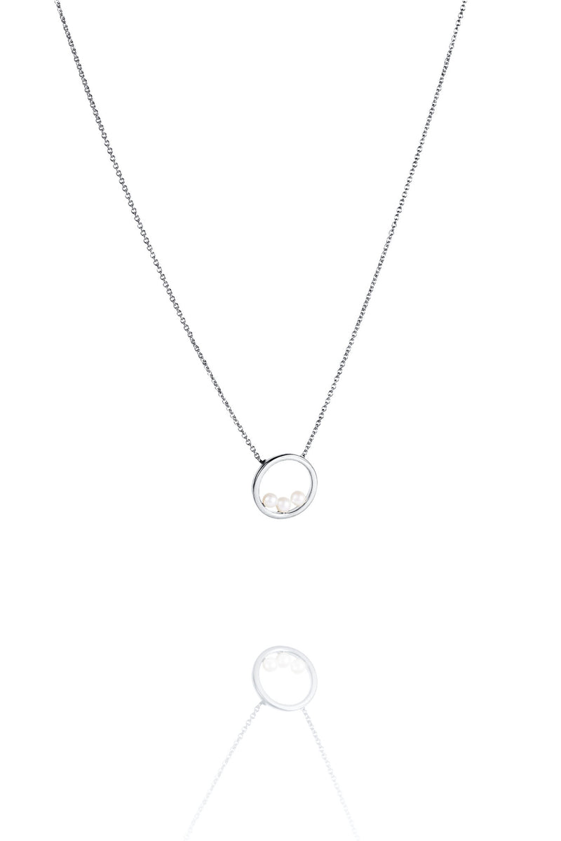 Efva Attling Little Roller Coaster Necklace hopeinen kaulakoru 10-100-02376 tuotekuva