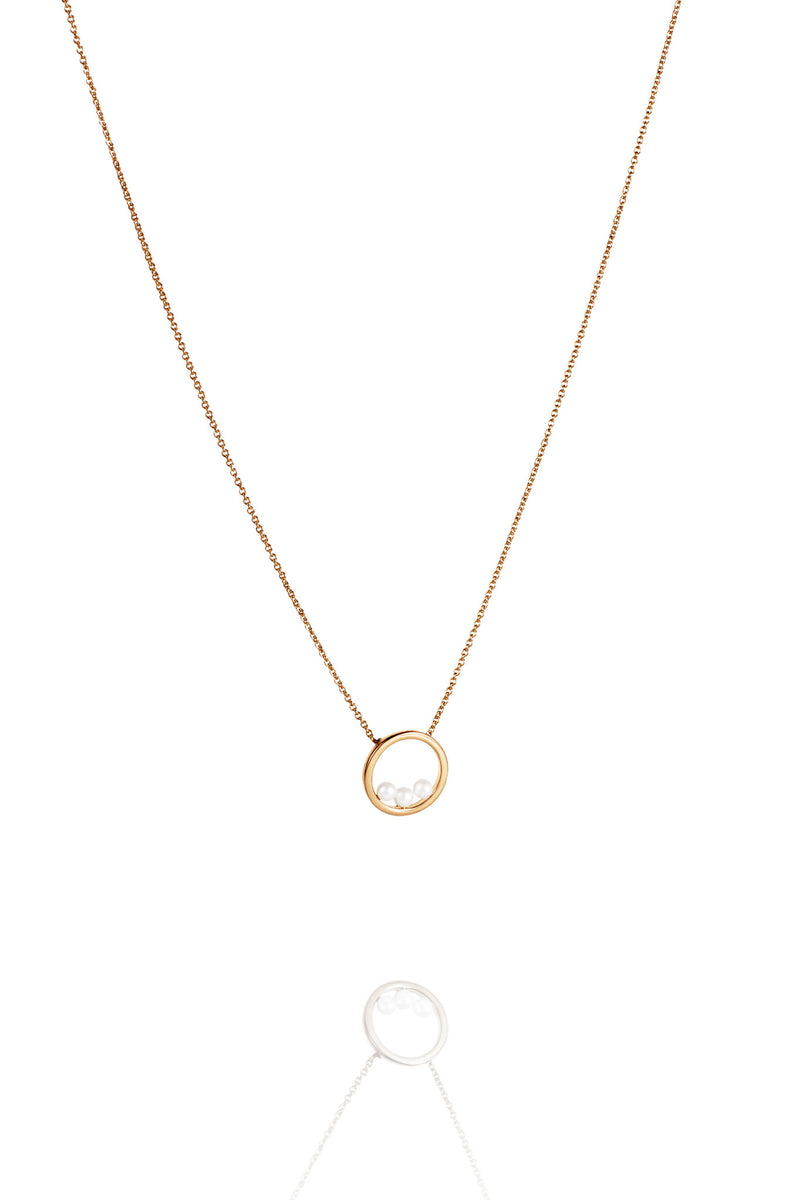 Efva Attling Little Roller Coaster Necklace keltakultainen kaulakoru 10-101-02376 tuotekuva