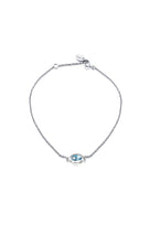 Efva Attling Love Bead Bracelet - Topaz hopeinen rannekoru 14-100-02418