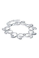 Efva Attling Love Buddies hopeinen rannekoru 14-100-02224