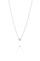 Efva Attling Lovely Heart Necklace valkokultainen kaulakoru 10-102-02238