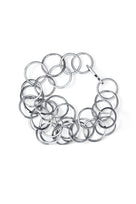Efva Attling Messy Ring Bracelet hopeinen rannekoru 14-100-02359