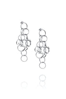 Efva Attling Messy Ring Earrings hopeiset korvakorut 12-100-02360