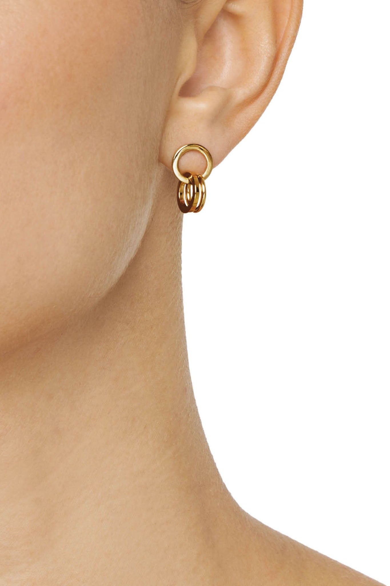 Efva Attling Messy Rings Ear kullatut hopeiset korvakorut