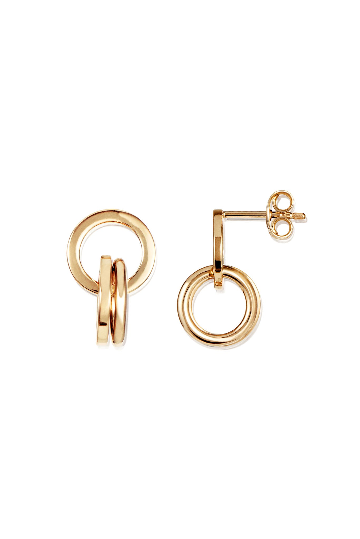 Efva Attling Messy Rings Ear kullatut hopeiset korvakorut